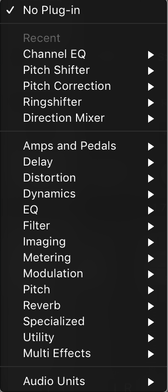 Logic Pro plugins