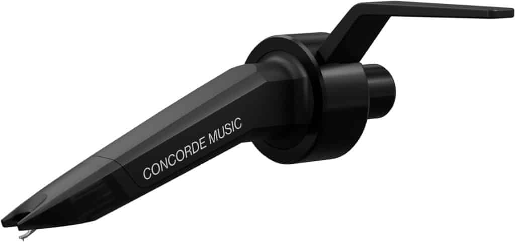 Ortofon Concorde Music Black Phono Cartridge | Tool-Free Installation on S-shaped Tone Arms